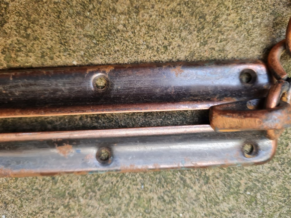 Vintage Door safety security chain lock 50s? prop feature