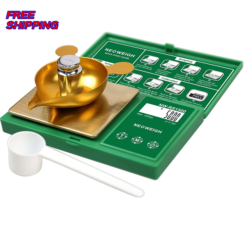 Reloading Scale Powder Scale for Reloading 1500 Grains x 0.1 gn Digital Powder