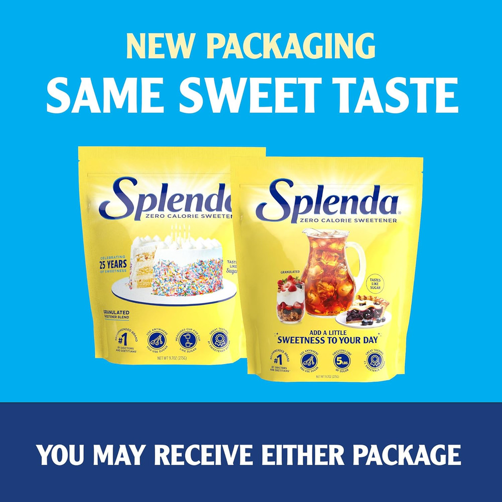 Zero Calorie Sweetener, Granulated Sugar Substitute, 9.7 Oz