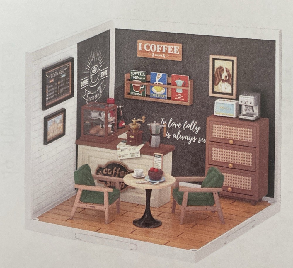 Rolife 6 store Super Creator Plastic Mini LED Dollhouse Fully Assembled Display