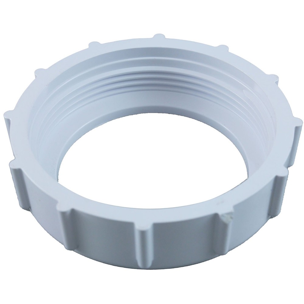 Bulkhead Adapter Nut, Pentair, 3-1/2", White