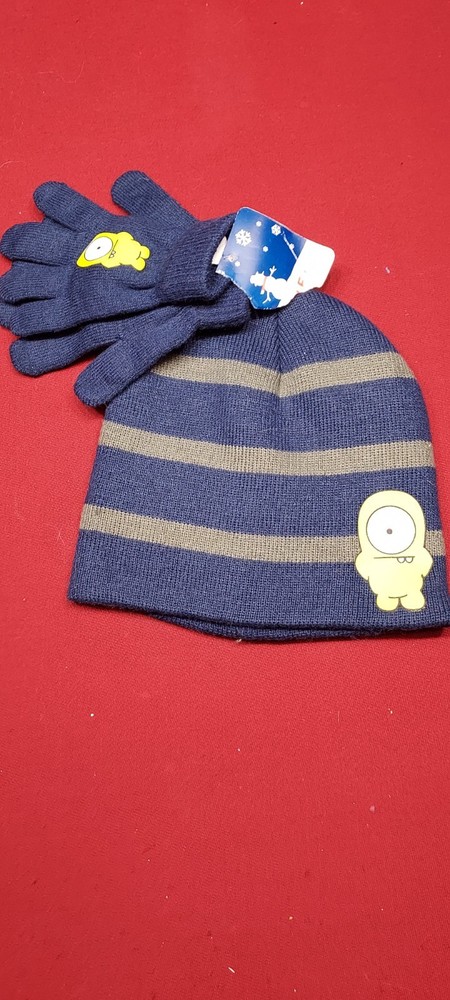 Boy's Alien Hat And Glove Set Nwt