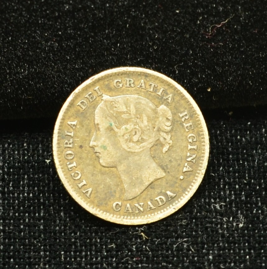 1896 CANADA 5 CENTS 92.5% SILVER  KM#2 EB 11229