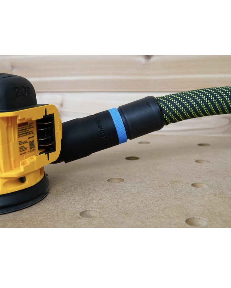 ToolCurve Hose Adapter compatible with Dewalt Sander for Festool 27mm Hose