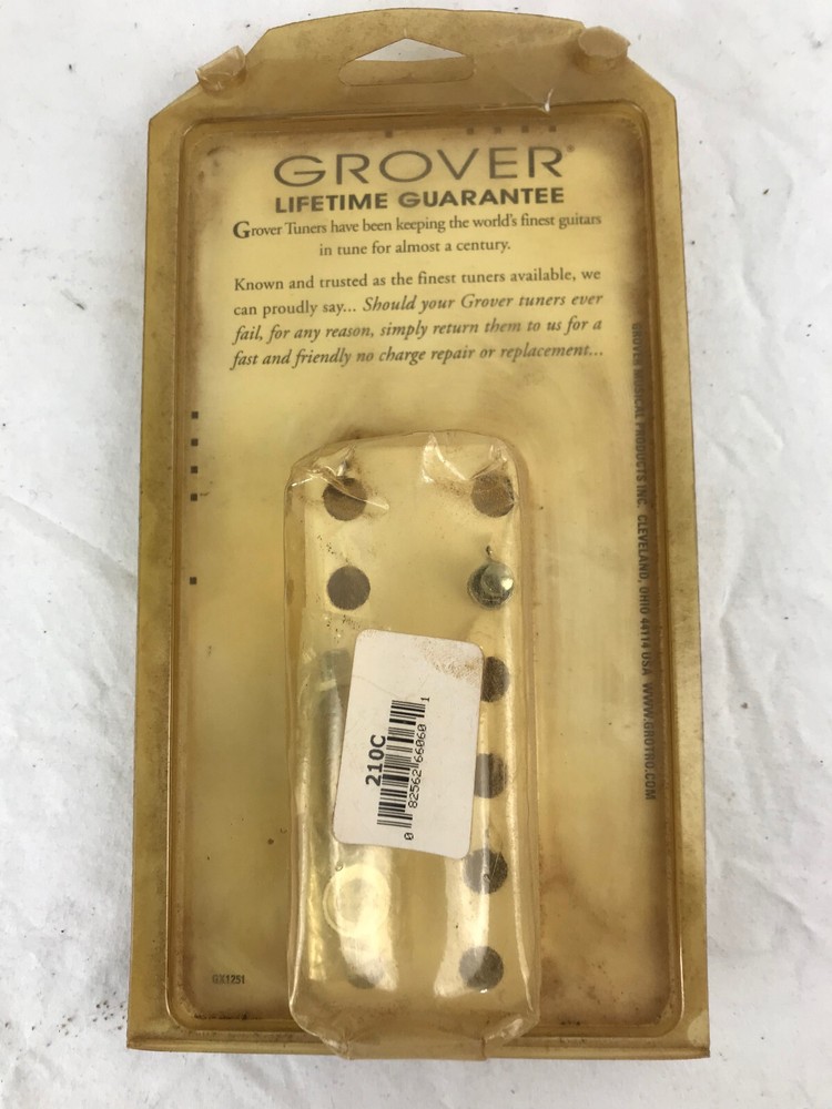 One Grover Guitar Tuners w/ Bushing - Silver