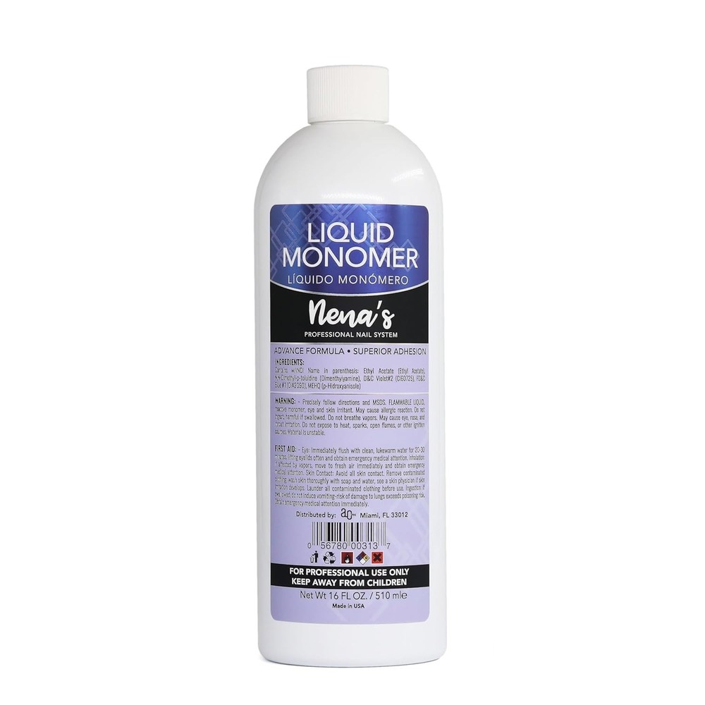 Nena's Liquid Monomer Professional Nail System 16 oz