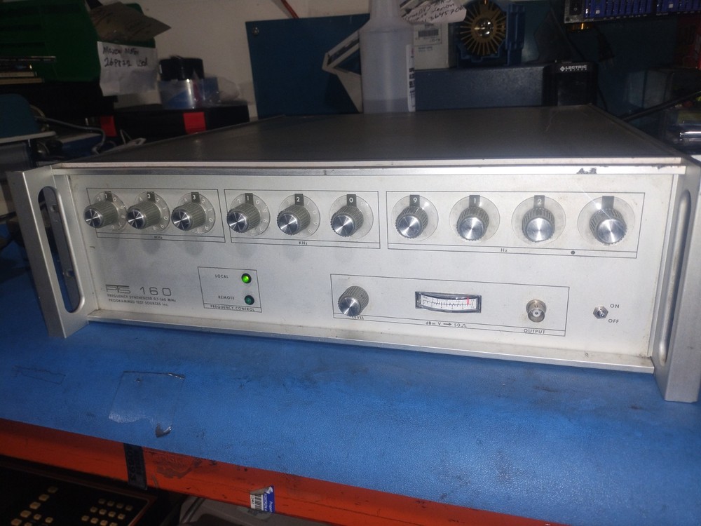 PROGRAMMED TEST SOURCES PTS 160 FREQUENCY SYNTHESIZER ~ PTS160