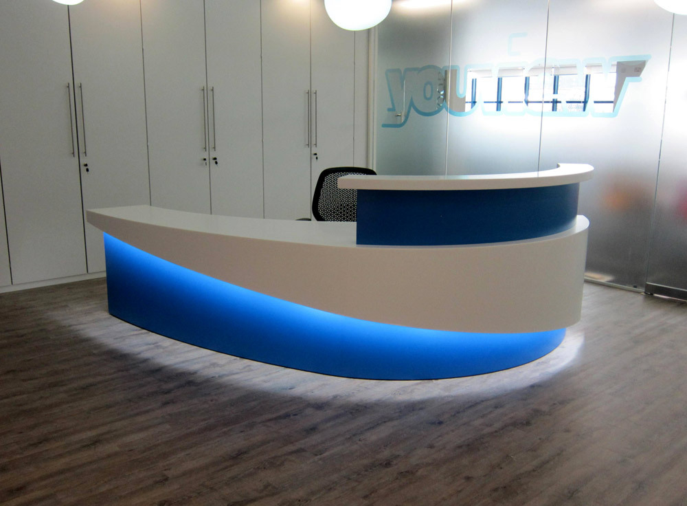 RECEPTION Desk Accent Lighting - Remote Control LED KIT - Remote Control