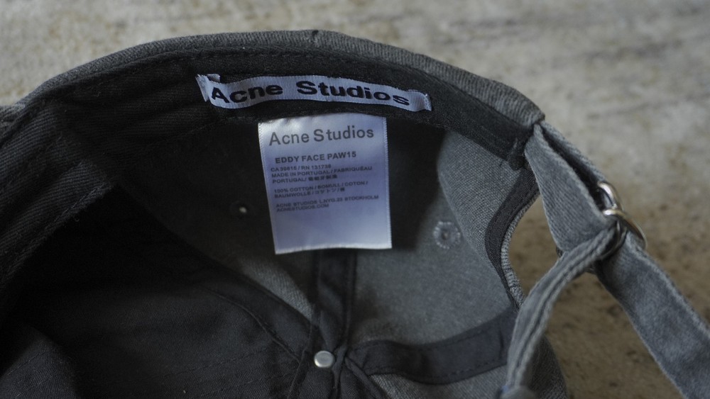 Acne Studios - Logo cap - Black