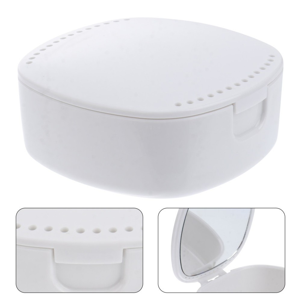 Mirror Retainer Case Retainer Mouth Guard Denture Storage Box