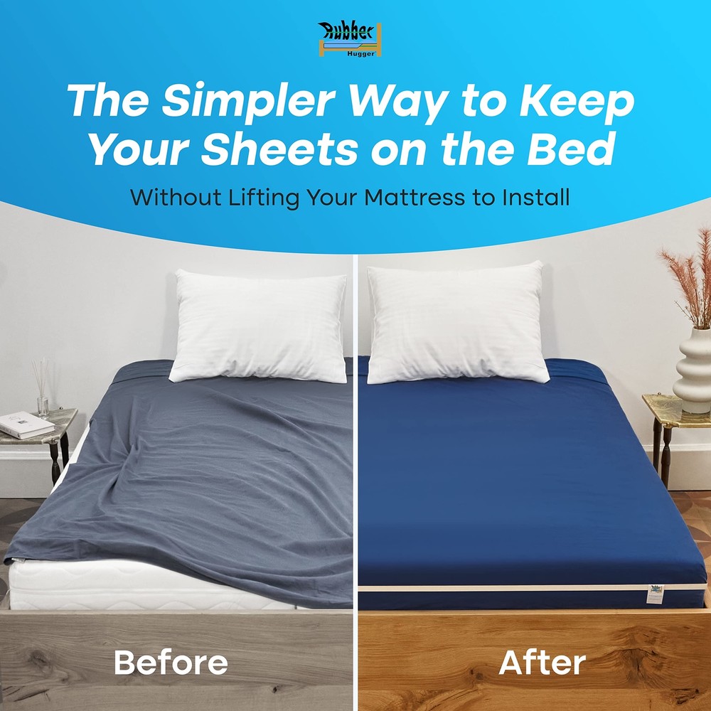 Bed Sheets Holder Band Twin/Full Size Mattress Sheet Holder for Corners Elast...