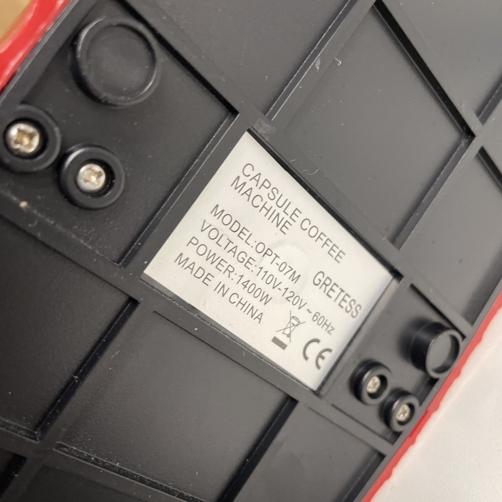 Gretess Espresso Machine, Coffee Machine Programmable Buttons for Espresso RETUR