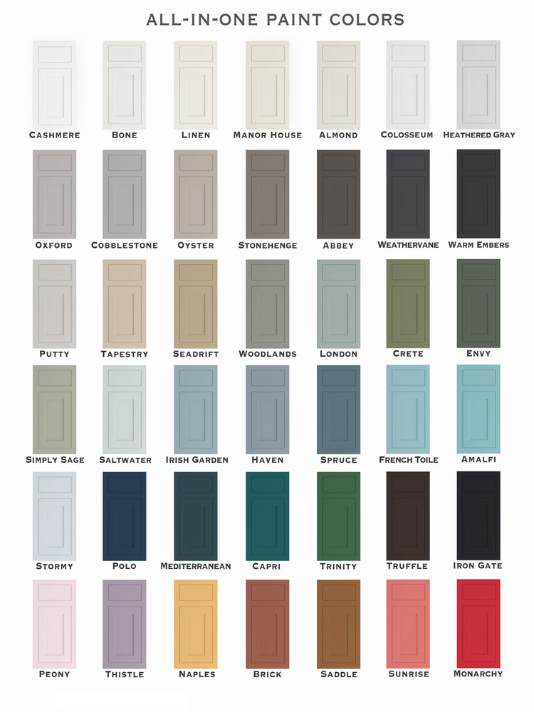 ALL-IN-ONE Paint 2 Quart Cabinet Paint Bundle - Polo