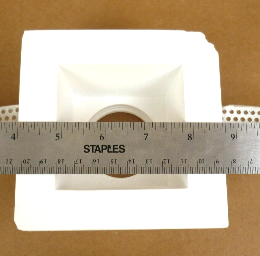 KingLed Recessed Spotlight In Square Ceramic Plaster