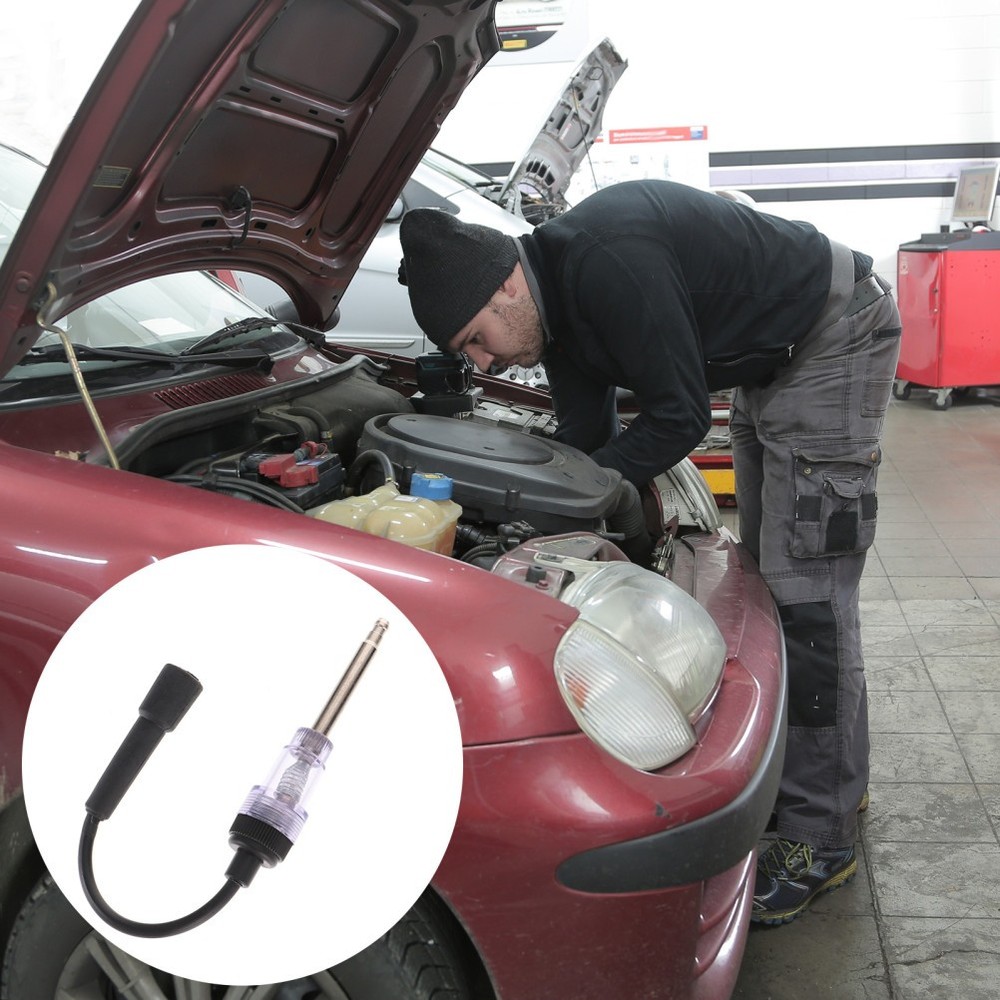 Practical Plug Engine Ignition Tester Inline Spark Plug Tester for Automotive