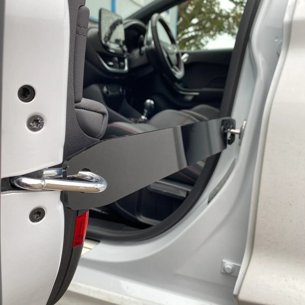 Universal Acrylic Front Car Door Prop - Gloss Black