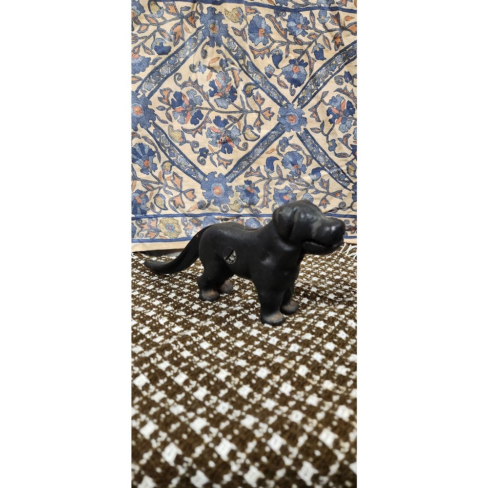 Cast iron black lab nutcracker