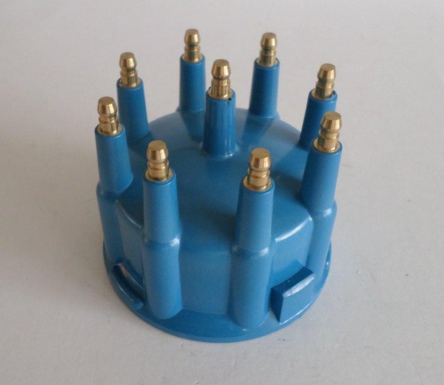 BLUE Ready-To-Run, Pro Billet Replacement Distributor Cap Top Street Performance