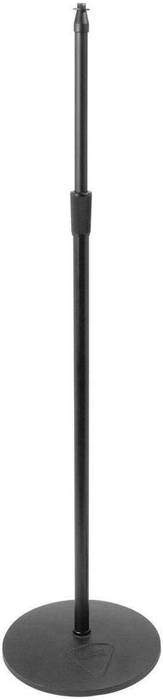 MS9212 Heavy-Duty Low Profile Microphone Stand with 12" Base, Black