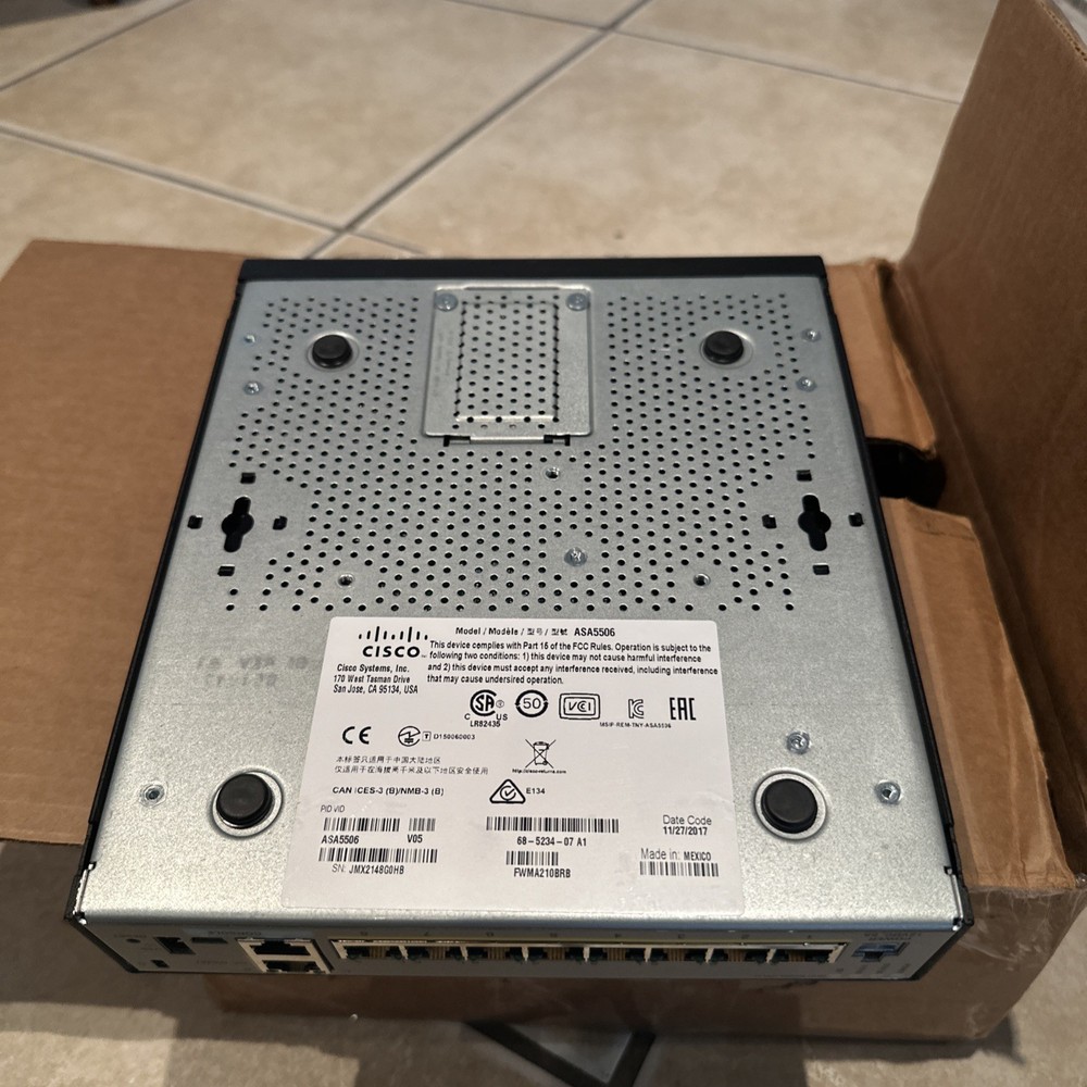 Cisco ASA5506 firewall