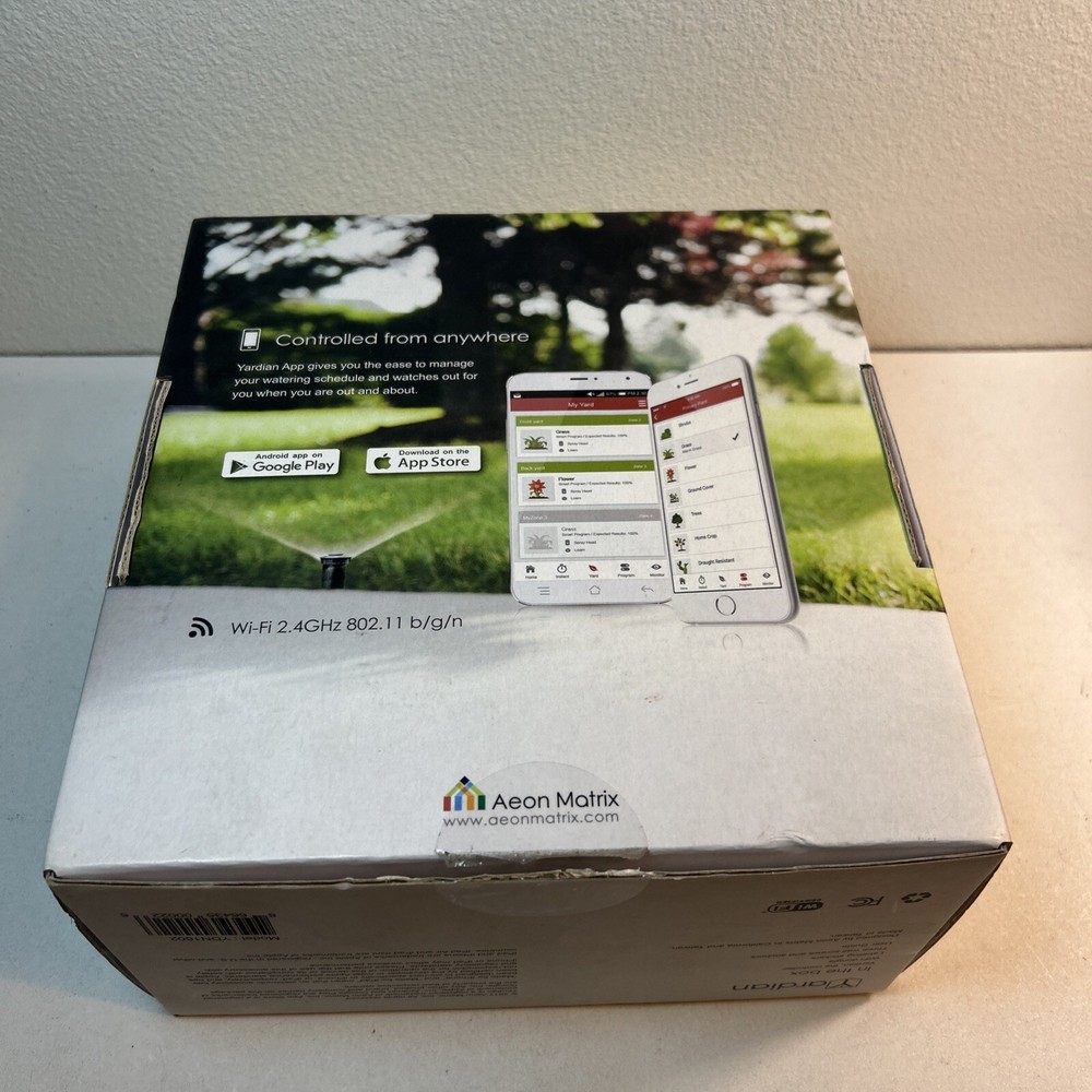 Yardian Wifi Smart 8 Zone Sprinkler Controller & Security Camera Aeon Matrix￼