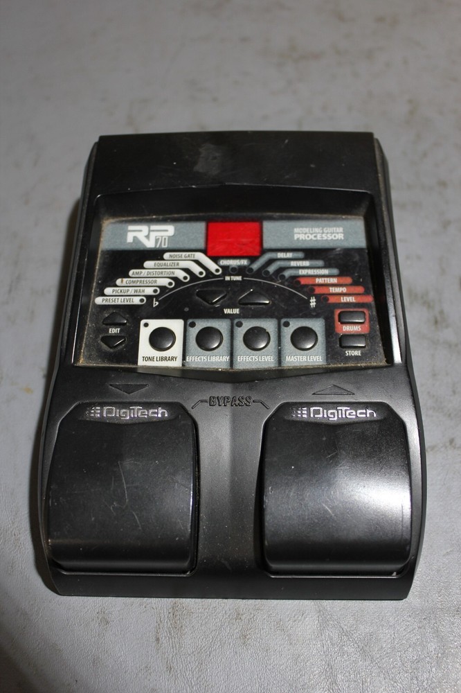 Digitech RP70 Modeling Guitar Processor (LEFT PEDAL NOT WORKING)