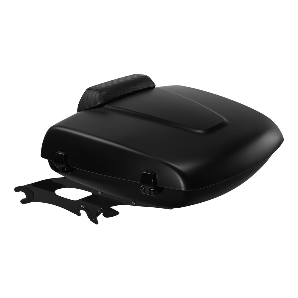 Matte Low Profile Pack Trunk Backrest Mount Rack Fit For Indian Chieftain 14-24