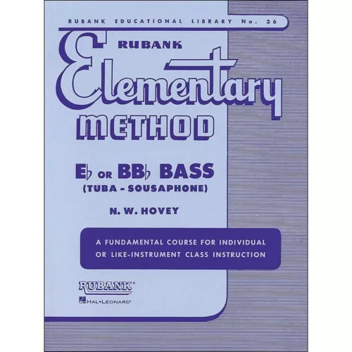 Rubank Elementary Method - Eb or BBb Bass - Brand New