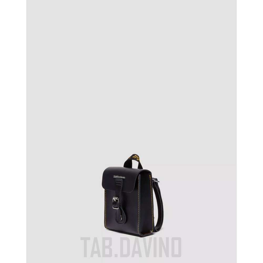 Dr Martens Micro Black Leather Backpack