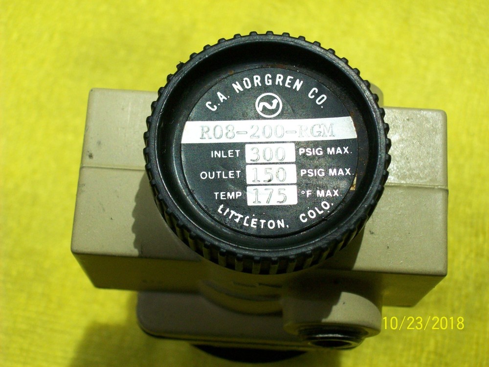 NORGREN AIR REGULATOR , R08-200-RGM