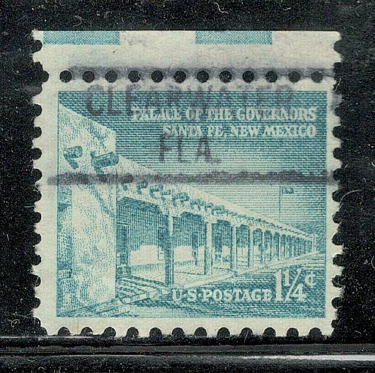 Sc # 1031A ~ 1 1/4 cent Liberty Issue, Precancel, CLEARWATER FLA.