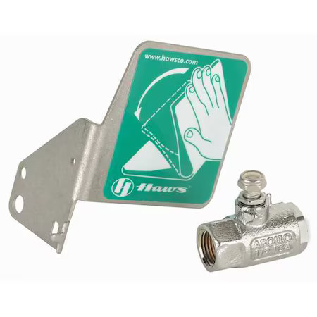 Haws Sp225 Ball Valve Vwith Flag Handle 1/2 In. Ips