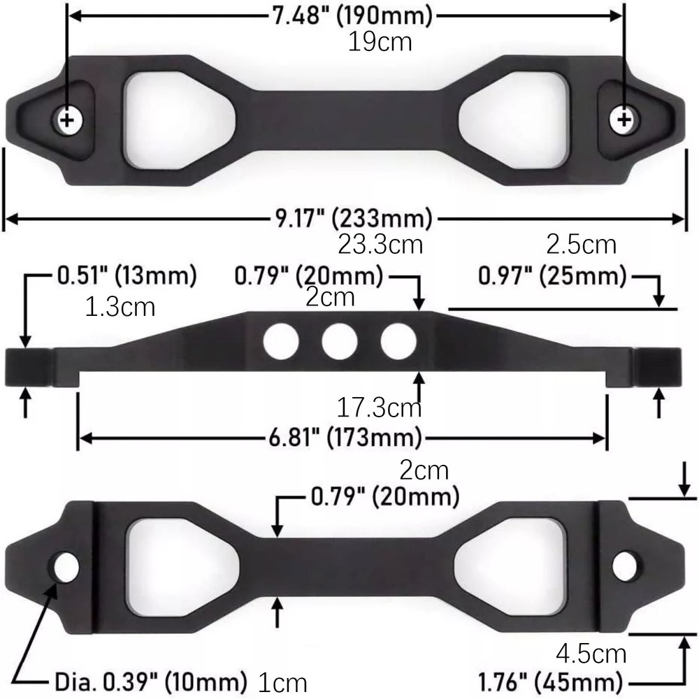 Heavy Duty Battery Hold Down Mount Bracket Battery Tie Down Bracket J Bolts