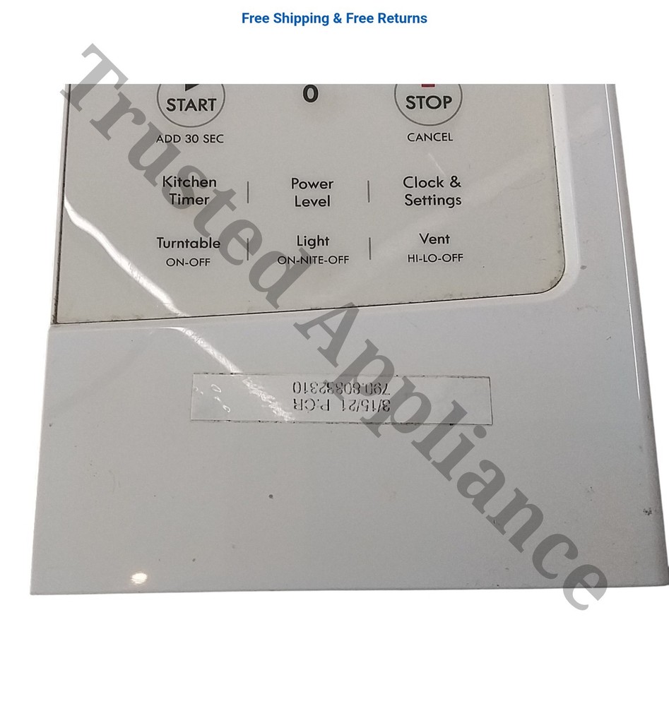 Microwave Control Panel Console EM048K9L-POHA White