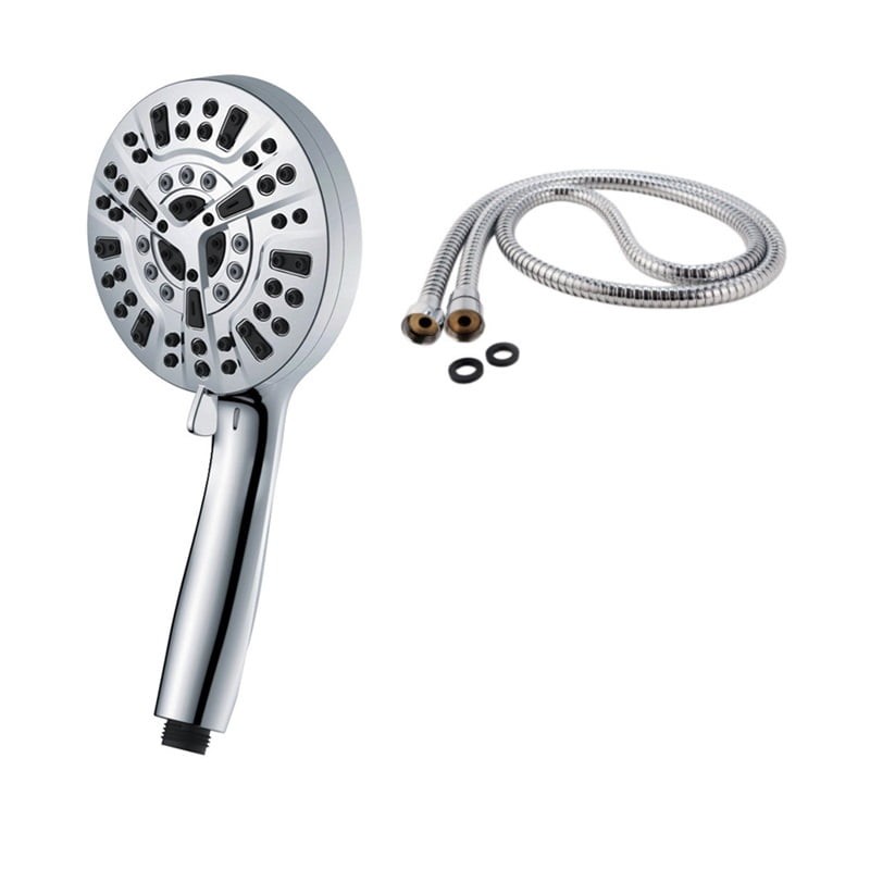 10-Function High Pressure Shower Head Set, Handheld, Water Saving, Easy Install