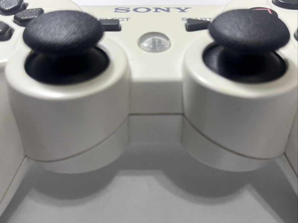 Sony PS3 DualShock 3 Wireless Controller – White OEM Original Tested
