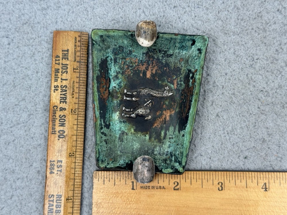Vintage Ashtray Llama Peru Copper