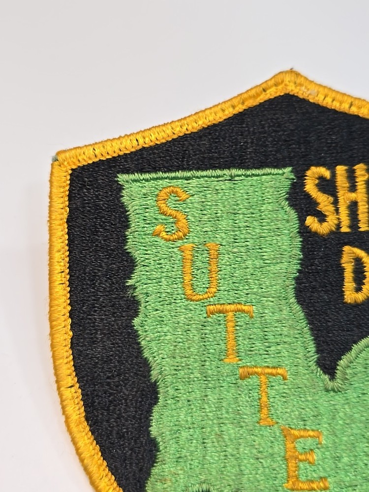 Sutter County Sheriff Dept Sew-on Patch California