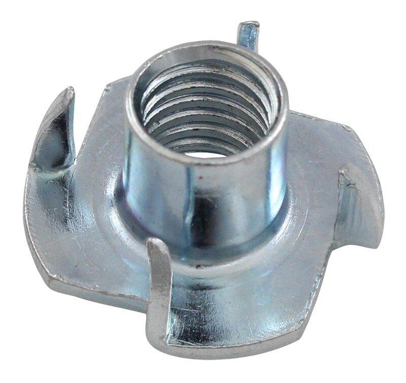 8-32 T-Nuts 200 Pcs, 1/4" Barrel Length