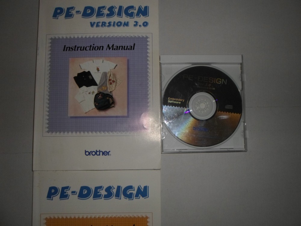Brother PE-design software version 3.0 sewing embroidering
