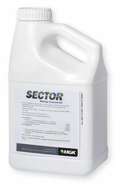 Sector Insecticide for Mosquito / Spider / Fly Misting Systems 1 Gallon