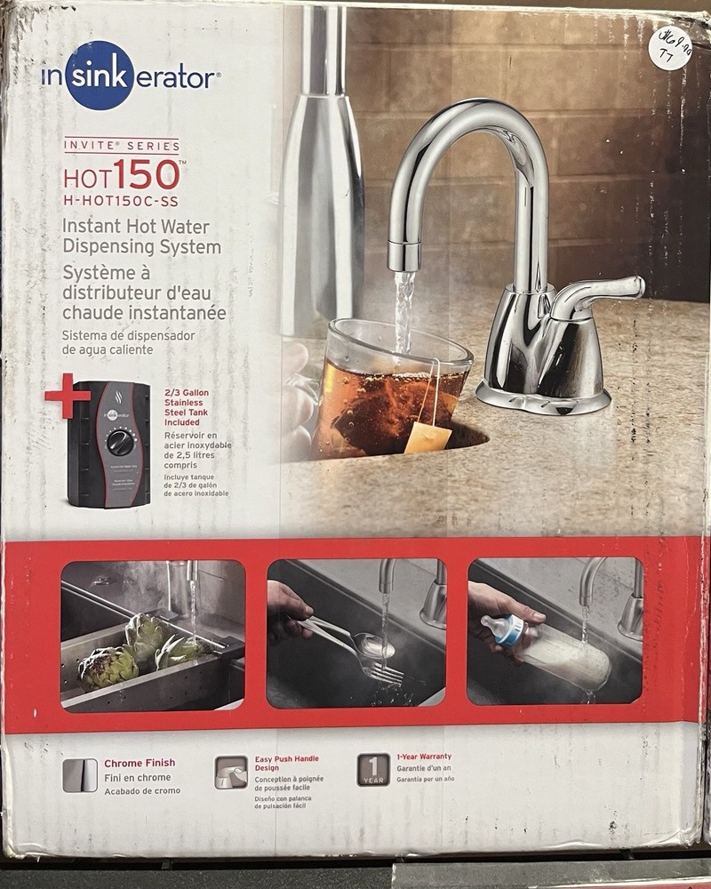 InSinkErator H-HOT150C-SS Water Dispenser - Chrome