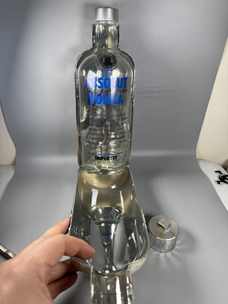 Absolut Vodka Limited Edition Mirror Bottle Gift Pack – Empty Display Case