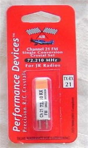 JR Single Conversion 72Mhz FM Crystal Set (Channel 21)