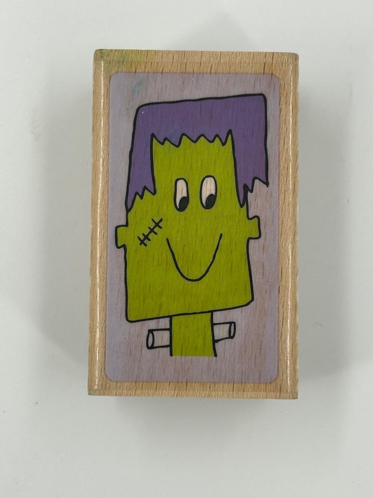 Studio G Cookie Scrap Halloween Rubber Stamp