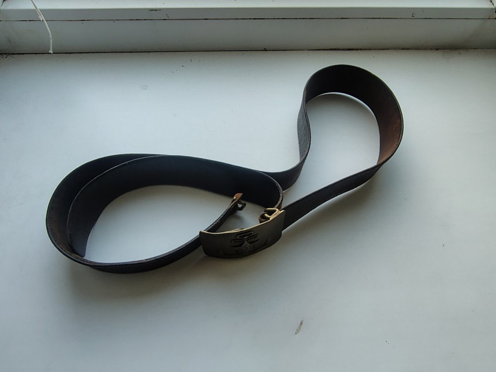 Soviet leather sailor's belt