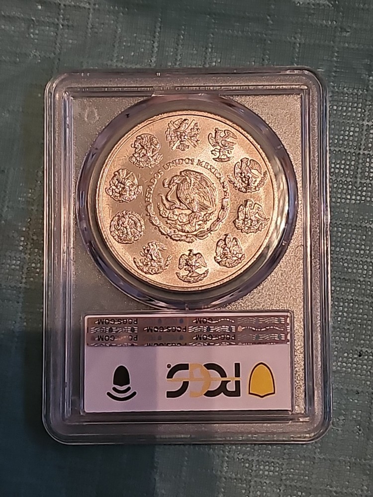 2000 Libertad Pcgs Ms 64 Silver. 999 Mexico