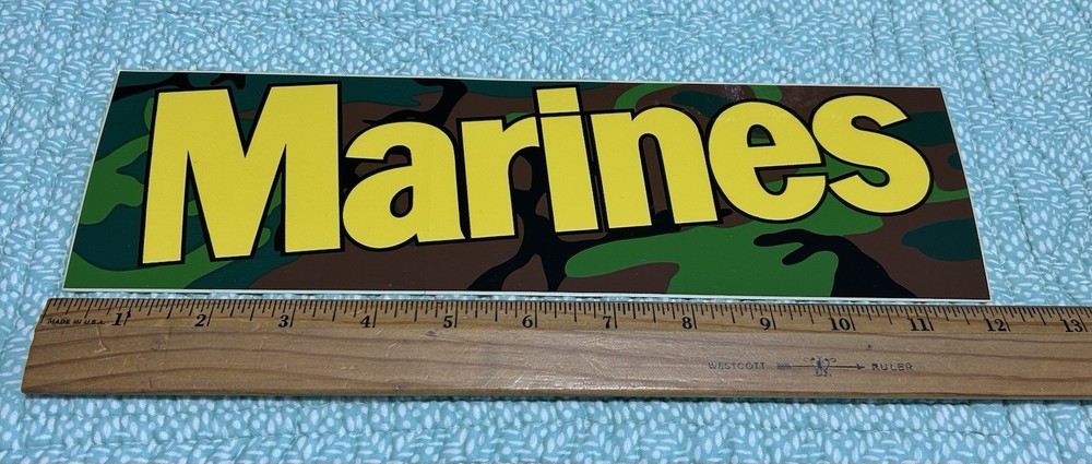 MARINES CAMOUFLAGE BUMPER STICKER 🔥🔥