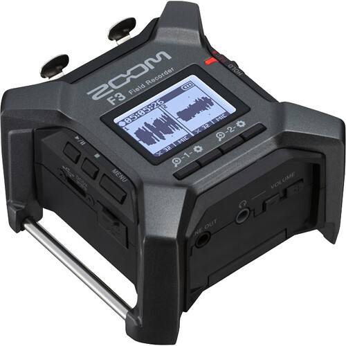 Zoom F3 2-Input / 2-Track Field Recorder Bundle