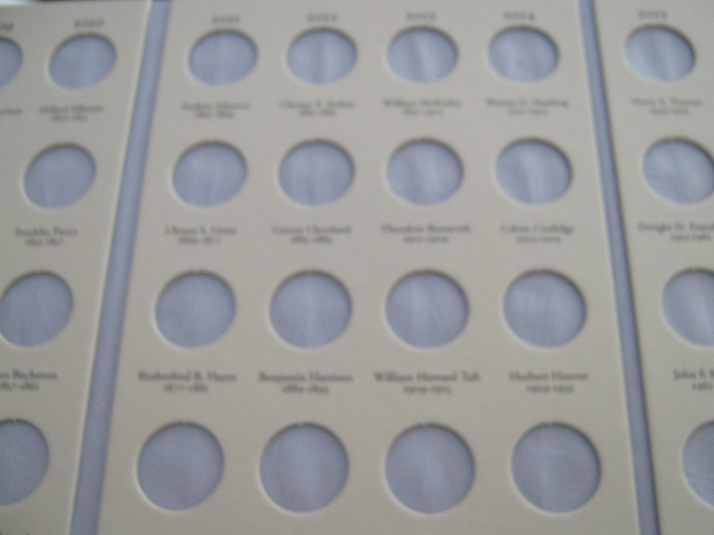 Presidential Dollars , 2007-2012 , 24 Uncirculated Dollars , Folder
